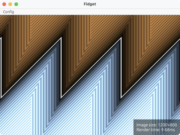 A repeated tooth with a correct distance field