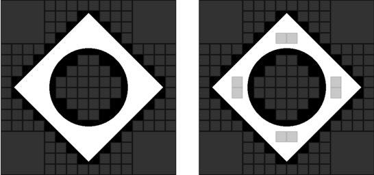 Comparison of rotated renderings