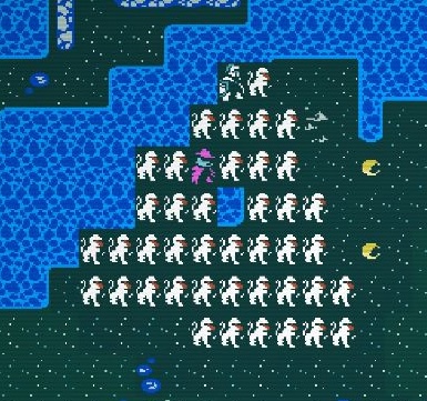 Picture of a small army of baboons