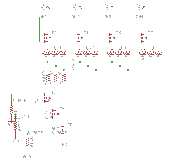 LED multiplexing